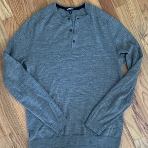 Express Men's Charcoal Sweater